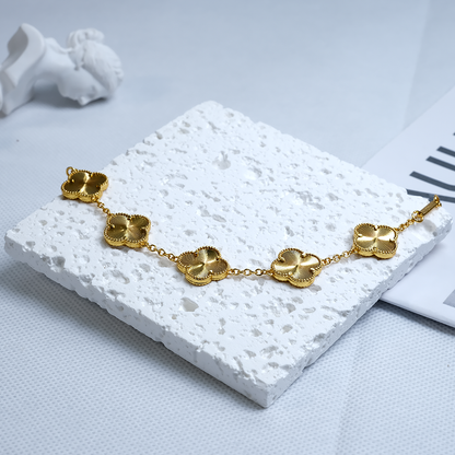 Five-Leaf Clover Bracelet