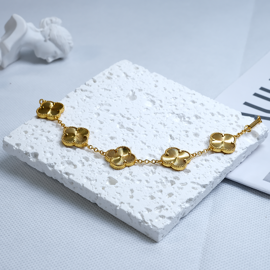 Five-Leaf Clover Bracelet