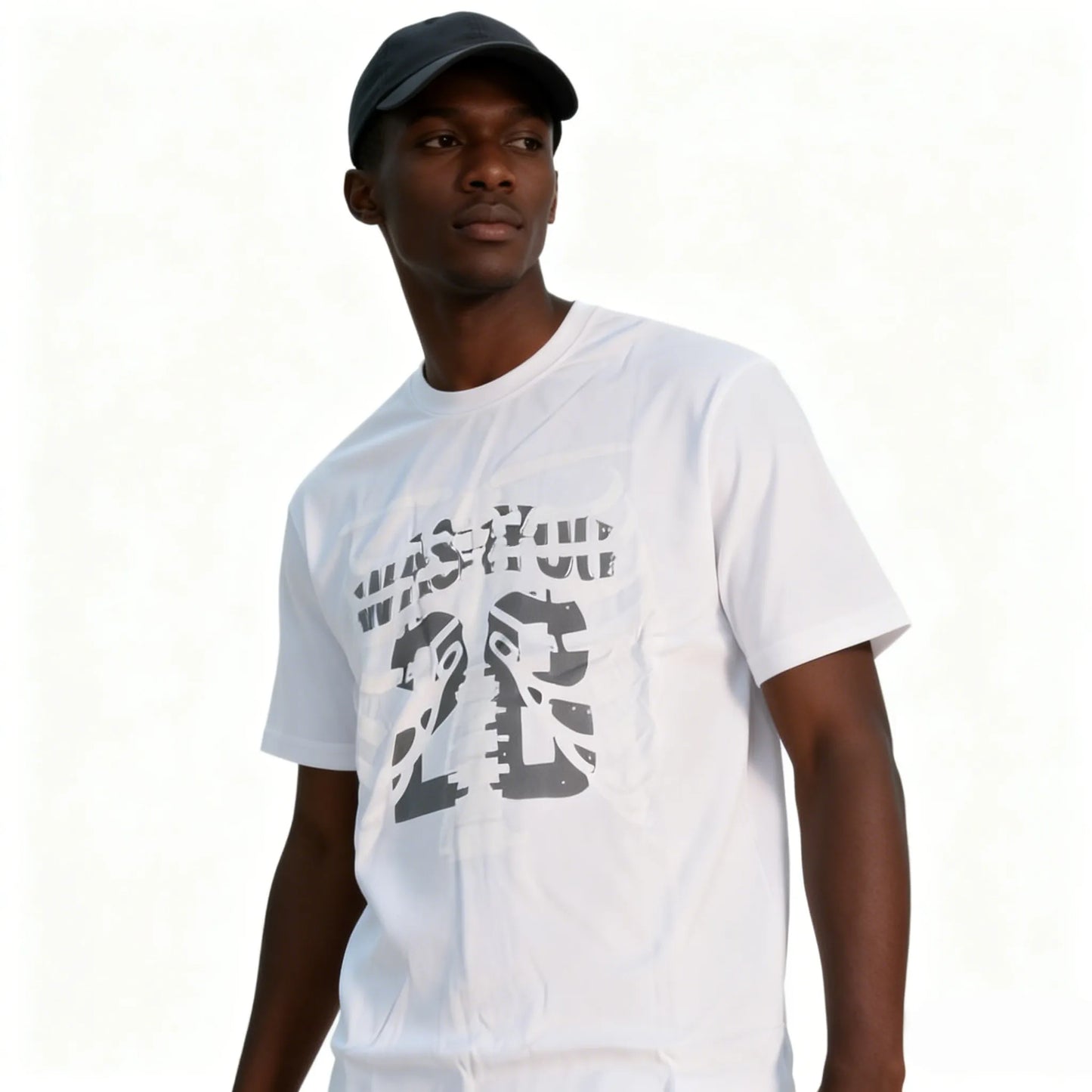 DX42 - T-shirt en coton pur à impression double face