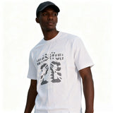 DX42 - T-shirt en coton pur à impression double face