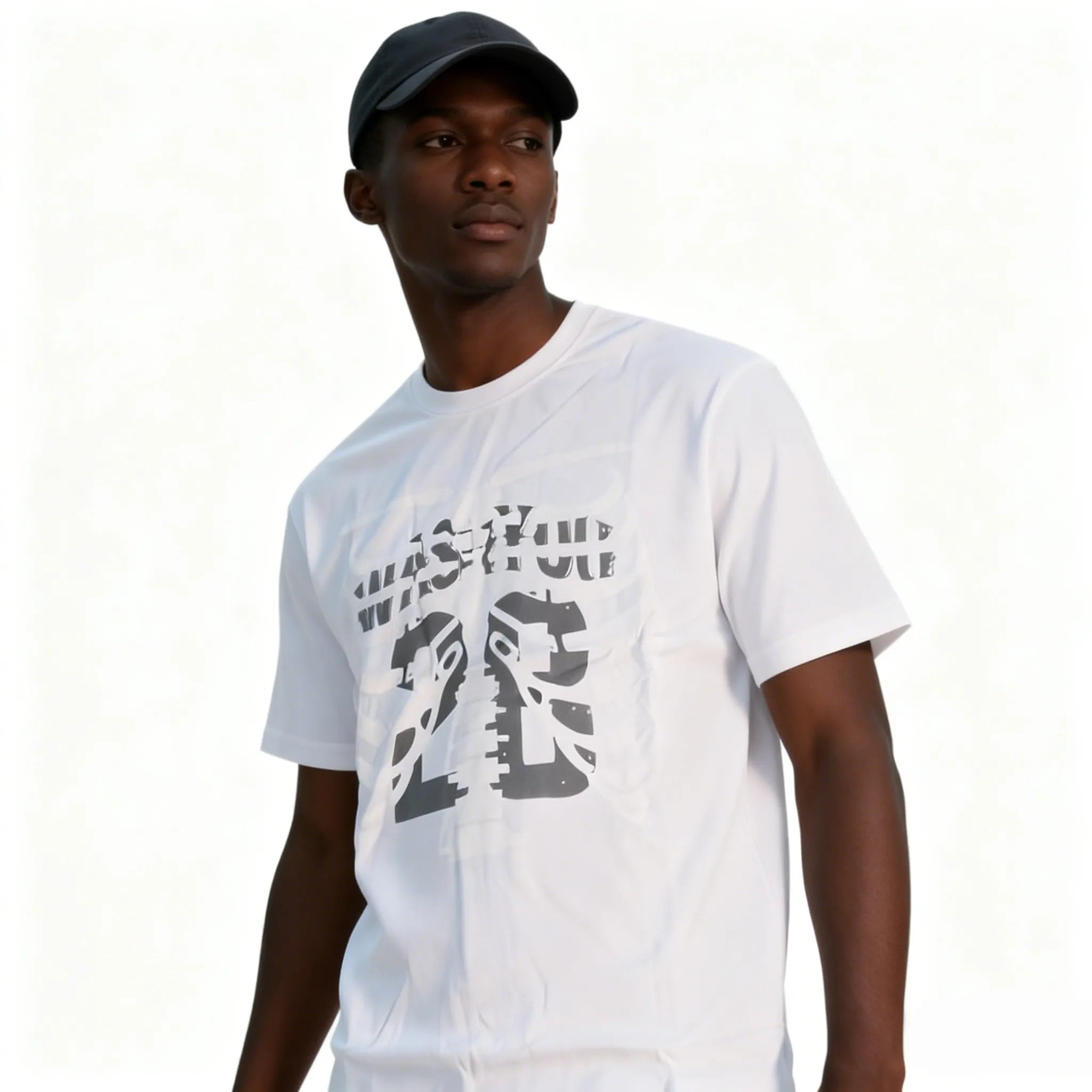 DX42 - T-shirt en coton pur à impression double face
