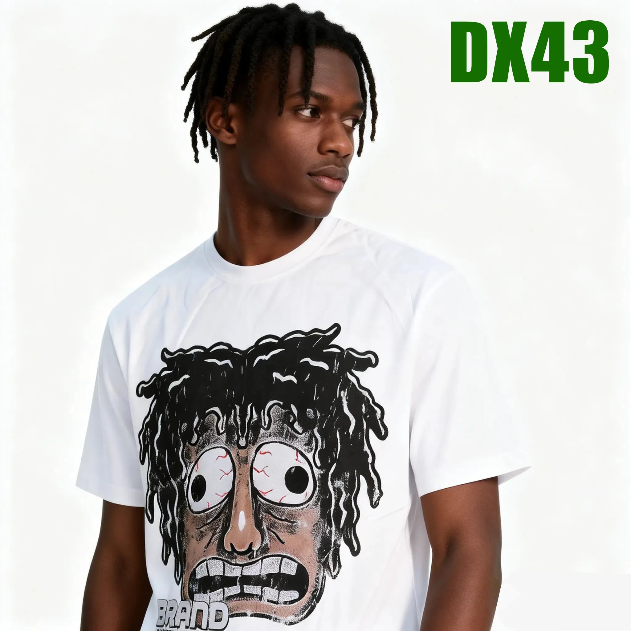 T-shirt 100% coton, imprimé des deux faces