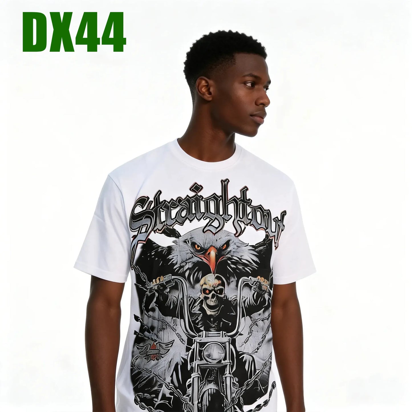 T-shirt 100% coton, imprimé des deux faces