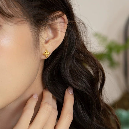 Retro Vajra Stud Earrings