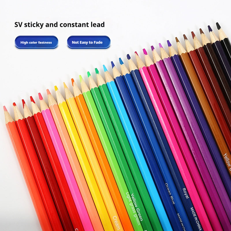 72-Color Oil-Based Colored Pencil Set