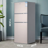 Three-Door Household Mini Refrigerator