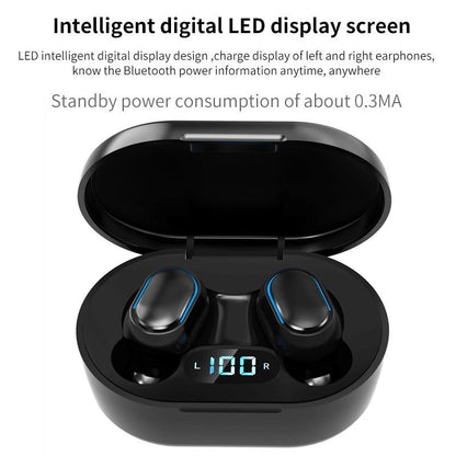 E7S Bluetooth 5.0 True Wireless Earbuds with Charging Case