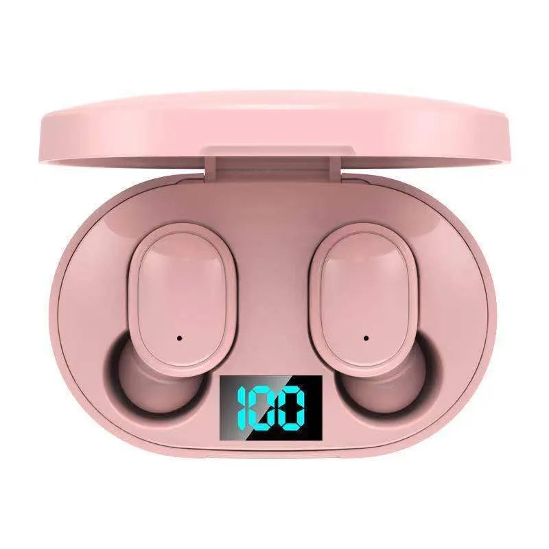 E6S Outdoor Sports Gaming Wireless Earbuds LED Display Headphone 