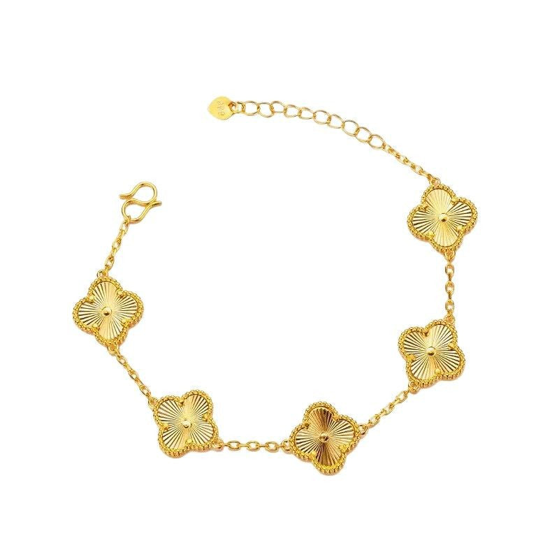 Five-Leaf Clover Bracelet