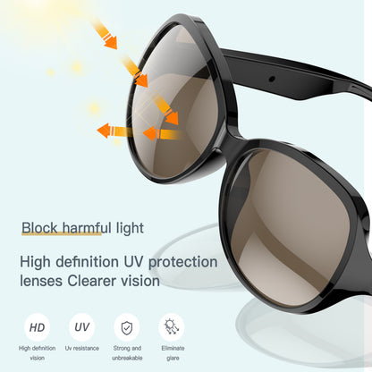 F07 Smart Glasses Open Ear Bluetooth Sunglasses for Men Women