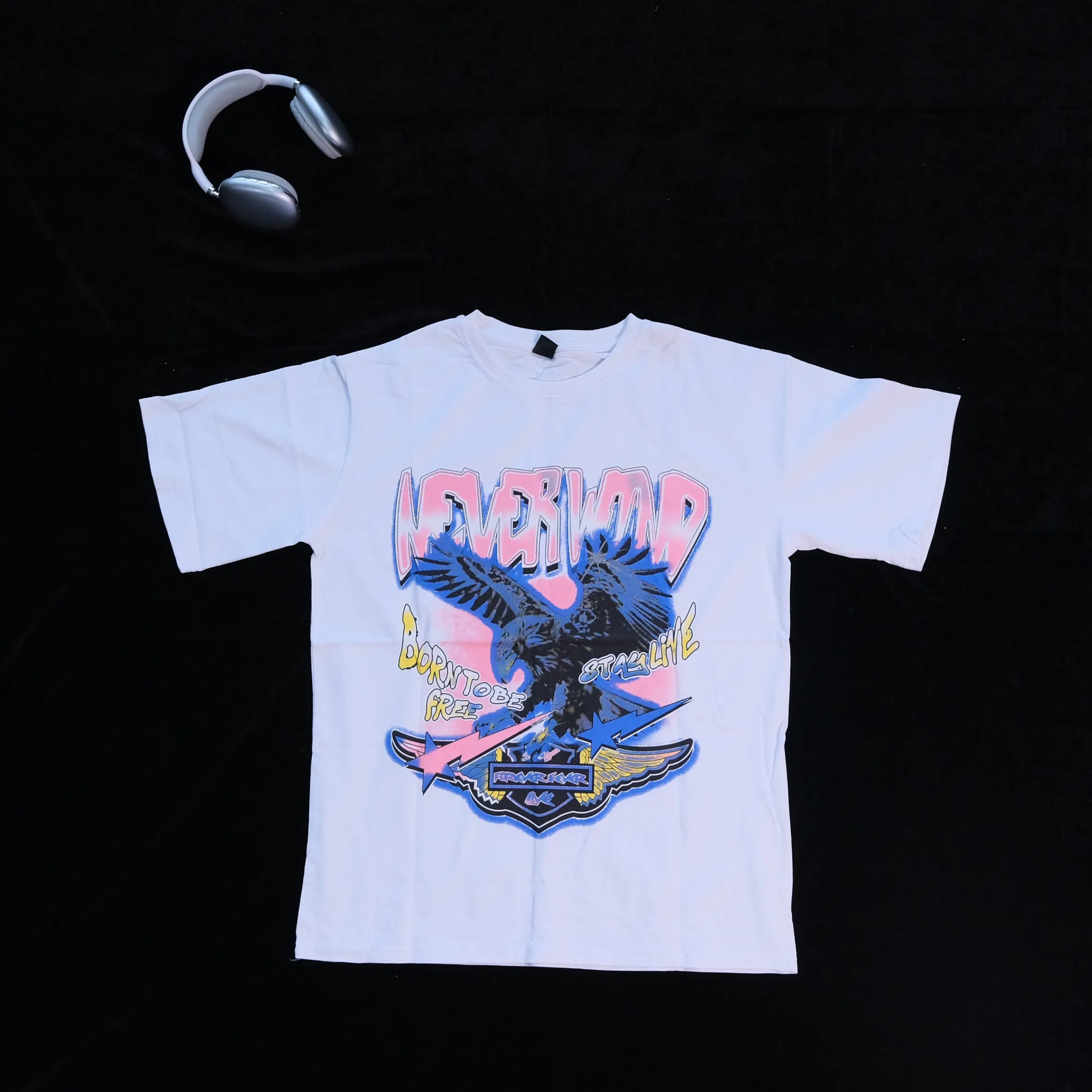 DX14 - T-shirt en coton pur à impression double face