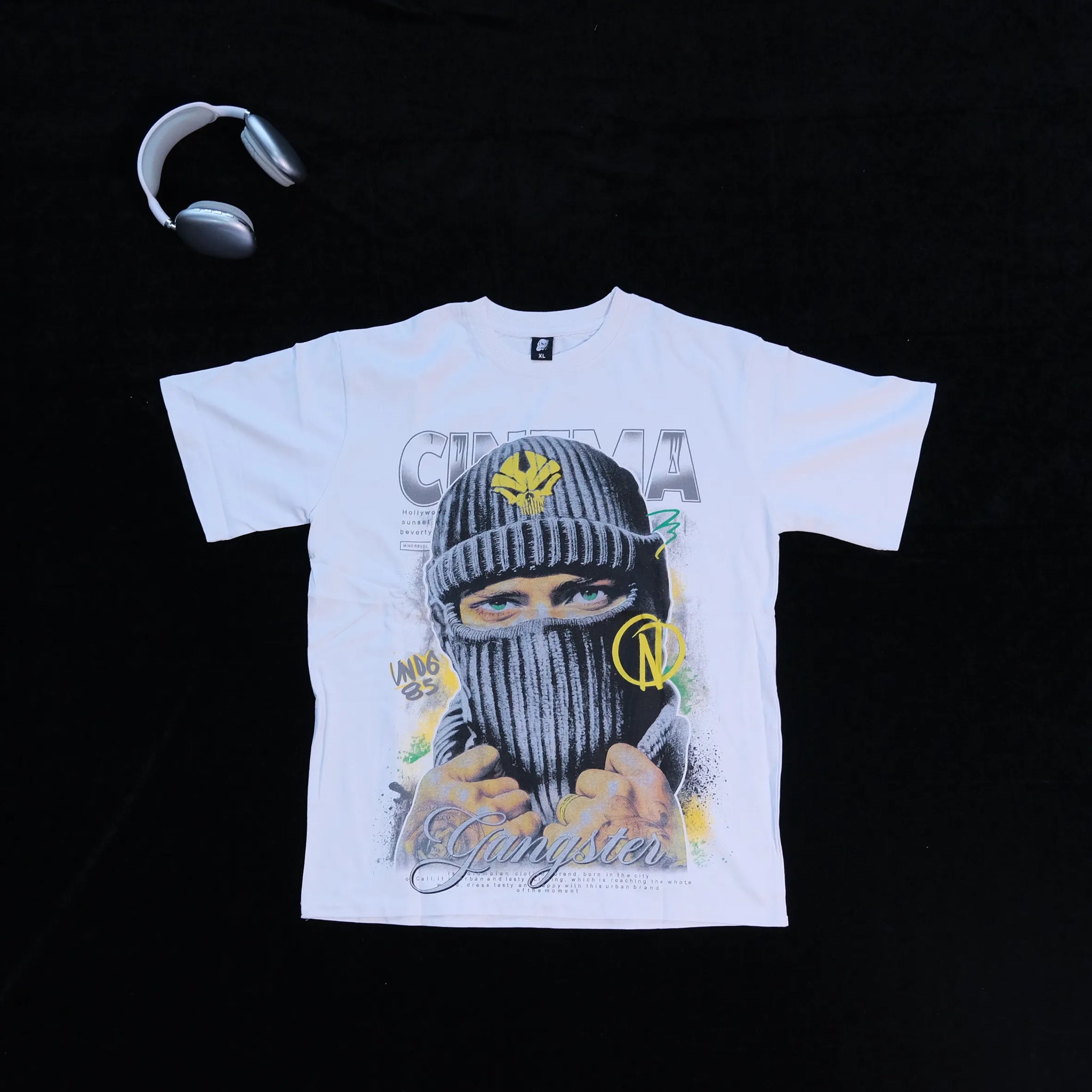 DX15 - T-shirt en coton pur à impression double face