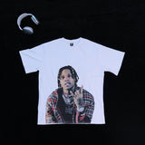 DX16 - T-shirt en coton pur à impression double face