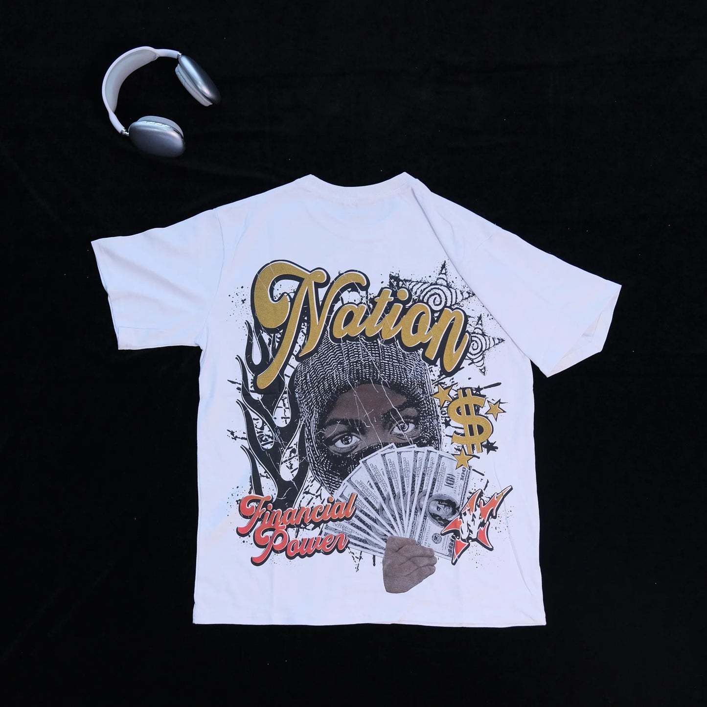 DX18 - T-shirt en coton pur à impression double face