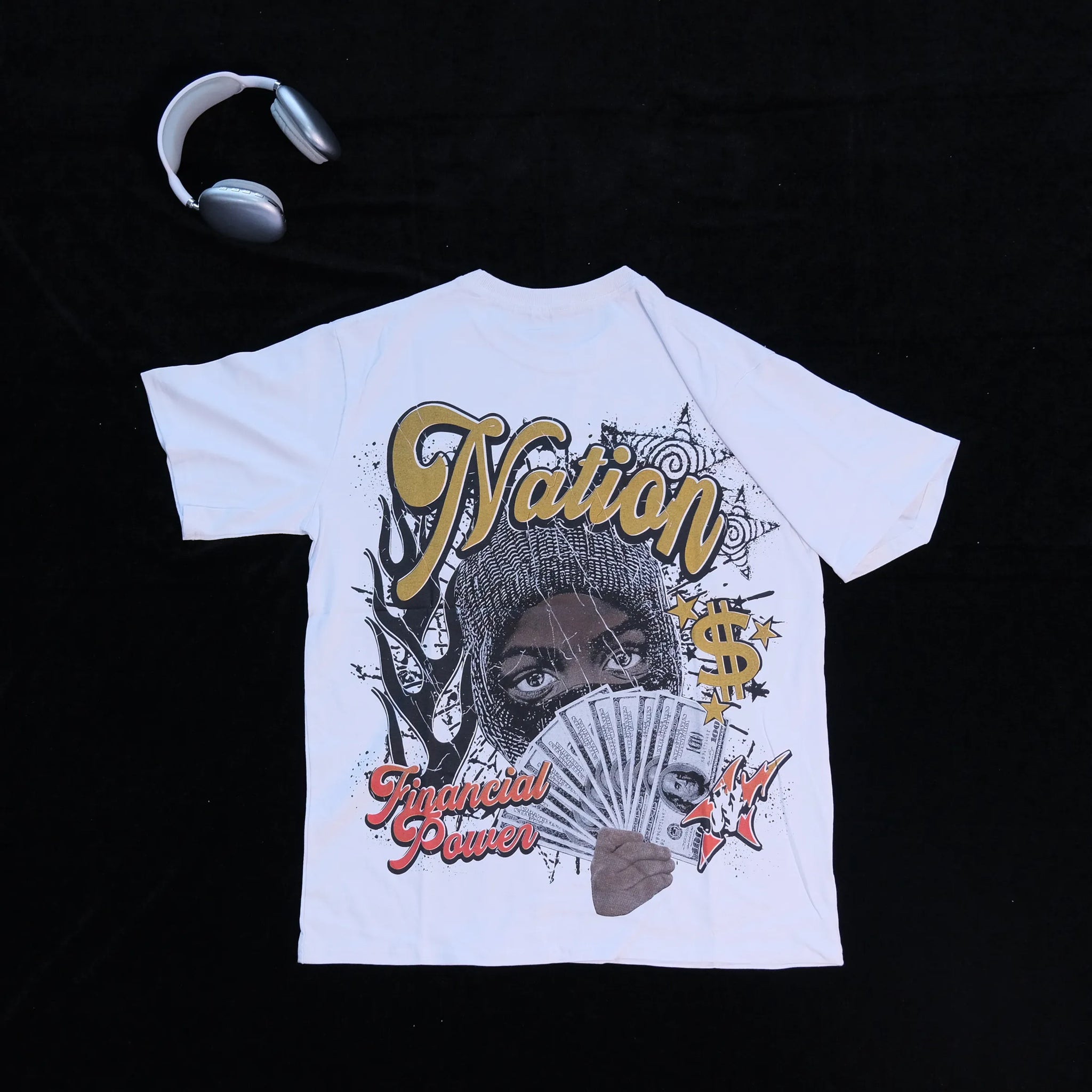 DX18 - T-shirt en coton pur à impression double face