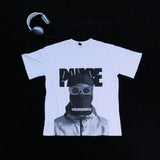 DX19 - T-shirt en coton pur à impression double face