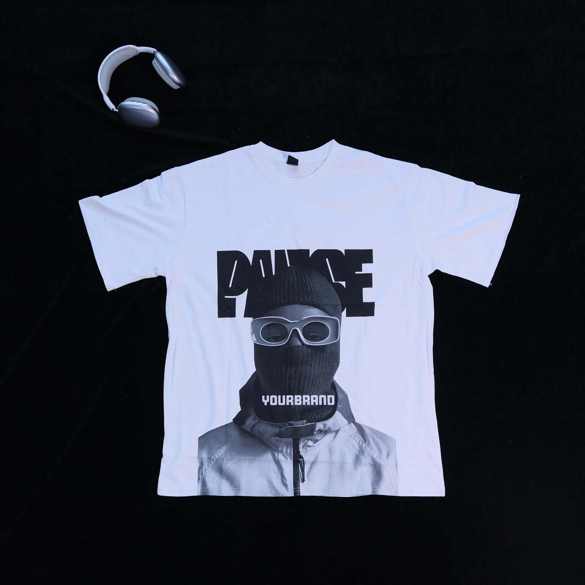 DX19 - T-shirt en coton pur à impression double face