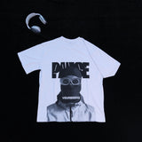 DX19 - T-shirt en coton pur à impression double face