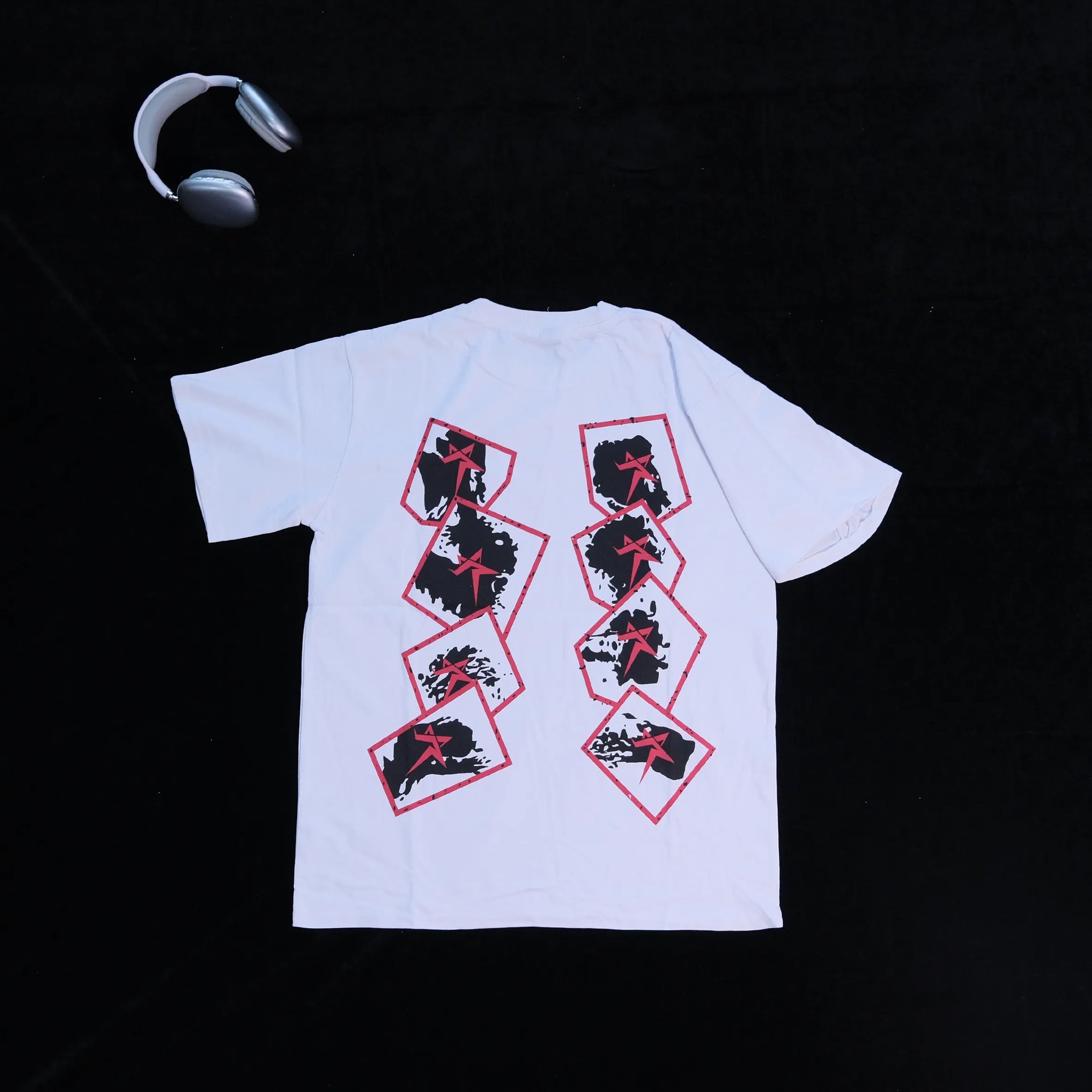 DX21 - T-shirt en coton pur à impression double face