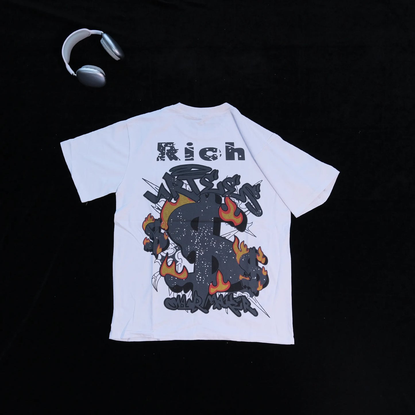 DX22 - T-shirt en coton pur à impression double face