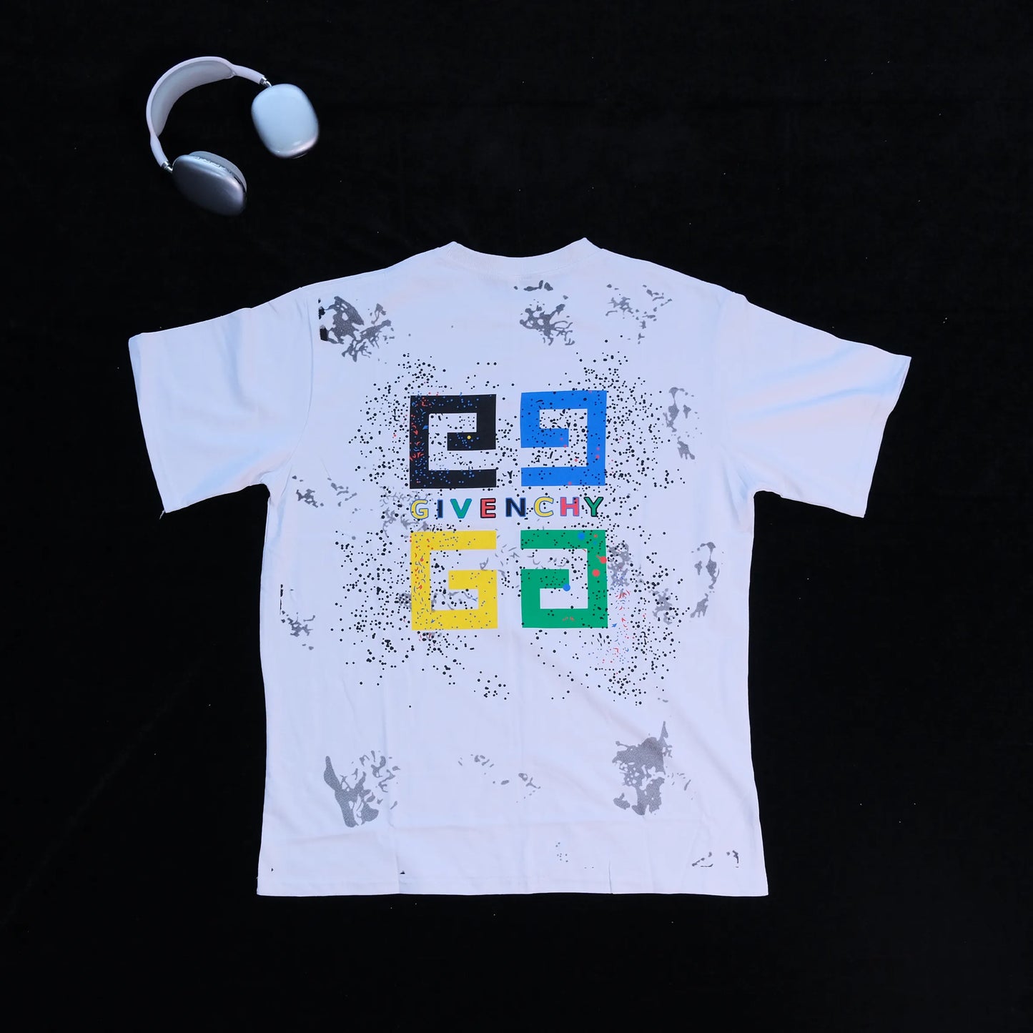 DX23 - T-shirt en coton pur à impression double face