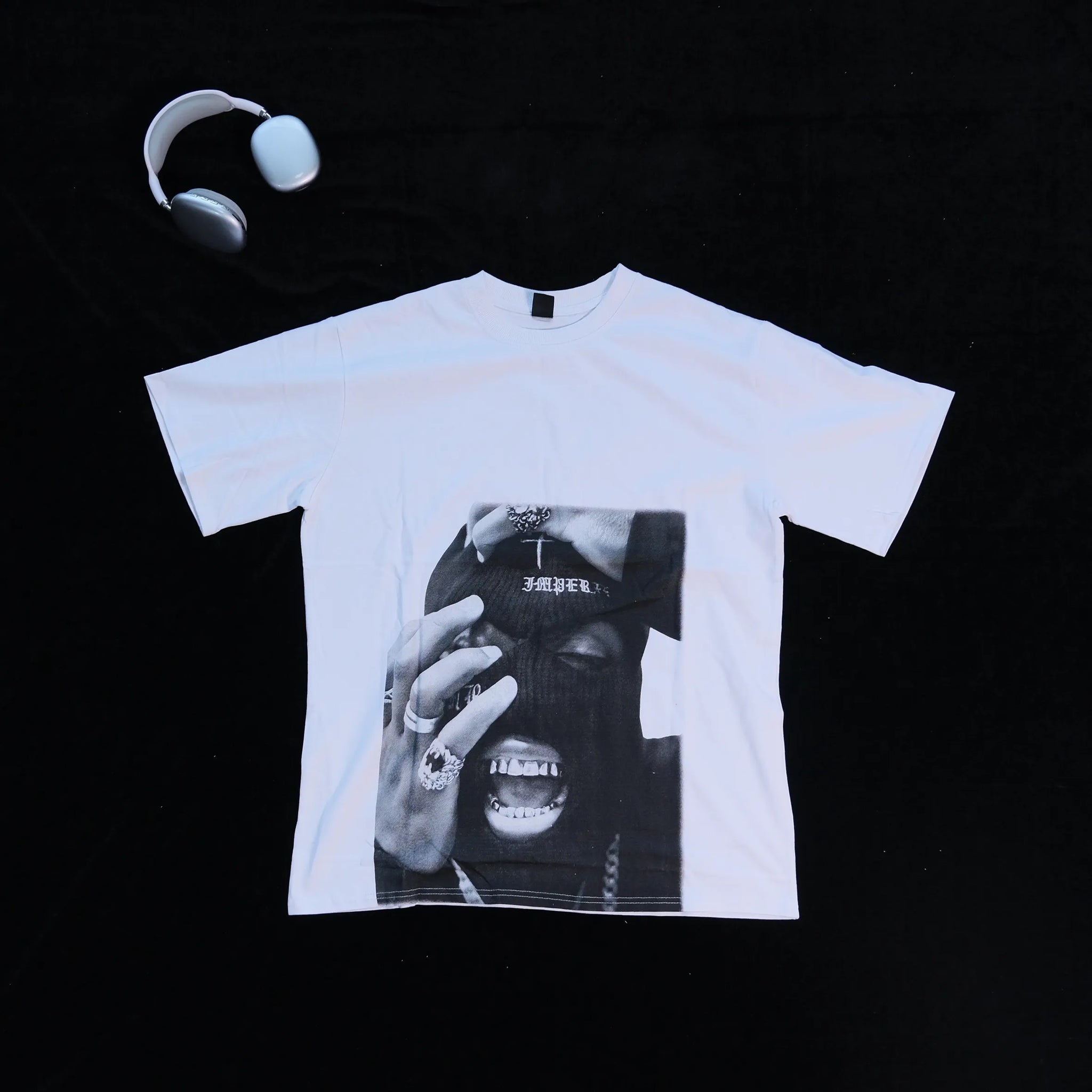 DX24 - T-shirt en coton pur à impression double face