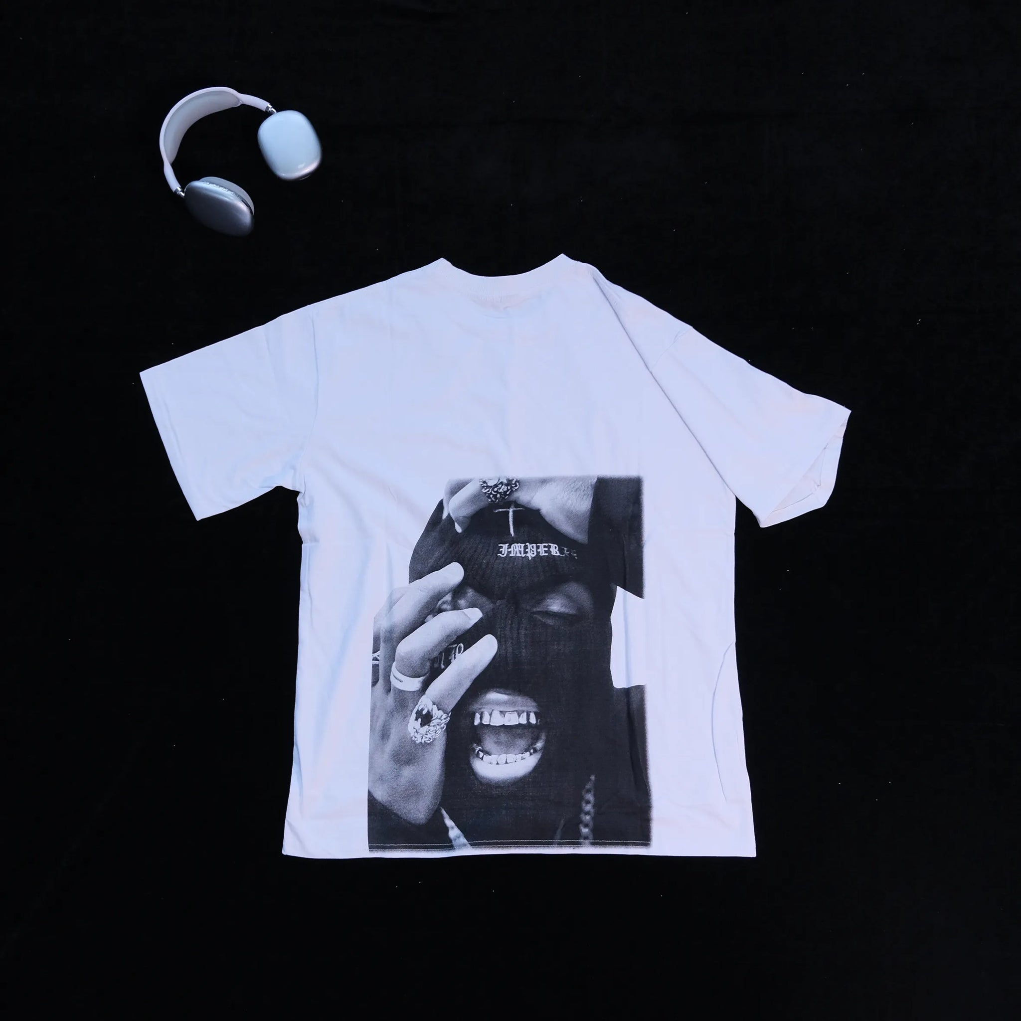 DX24 - T-shirt en coton pur à impression double face