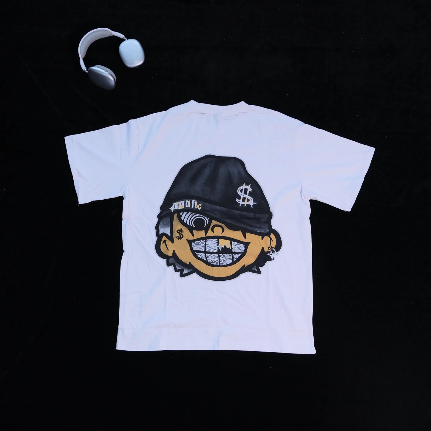 DX25 - T-shirt en coton pur à impression double face