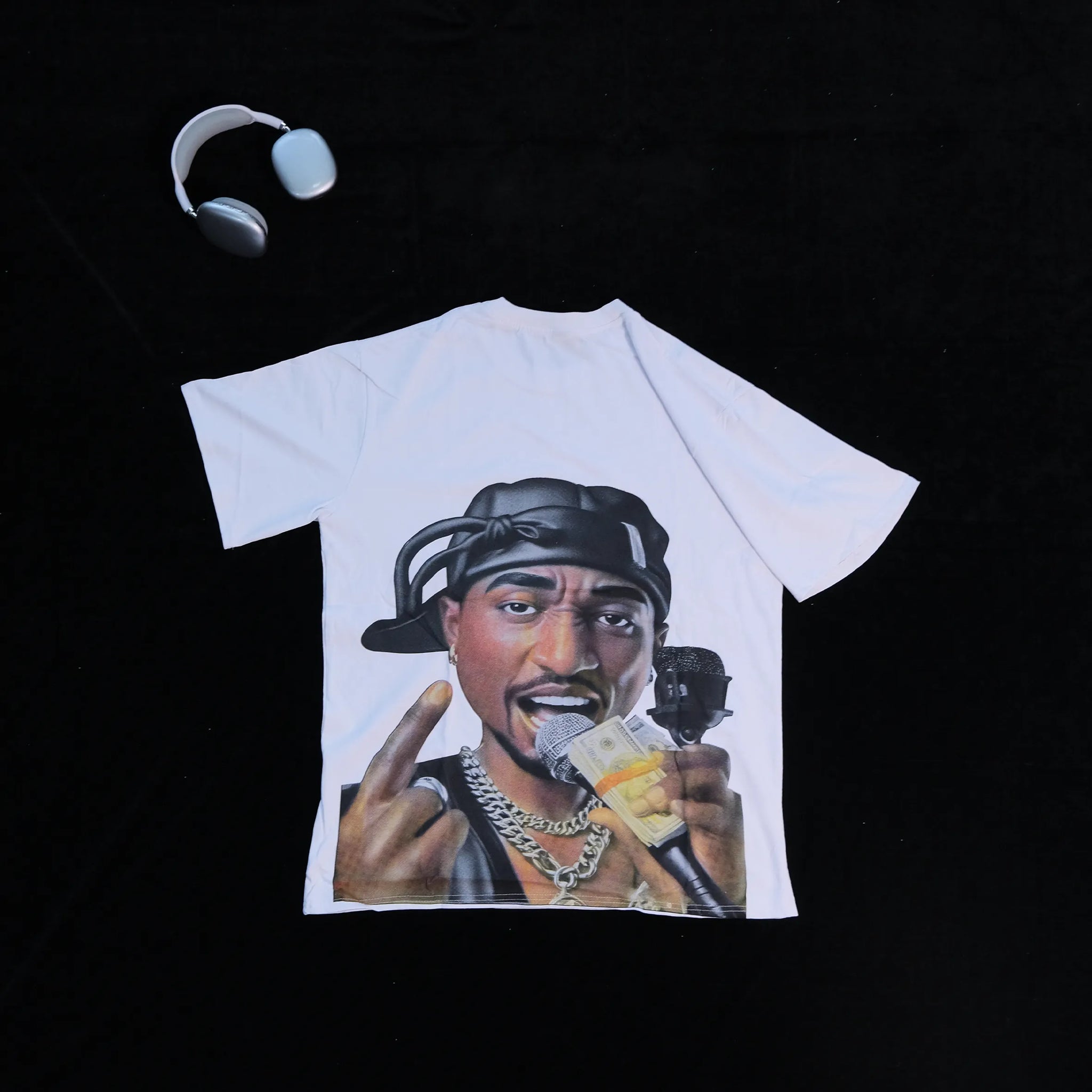 DX26 - T-shirt en coton pur à impression double face