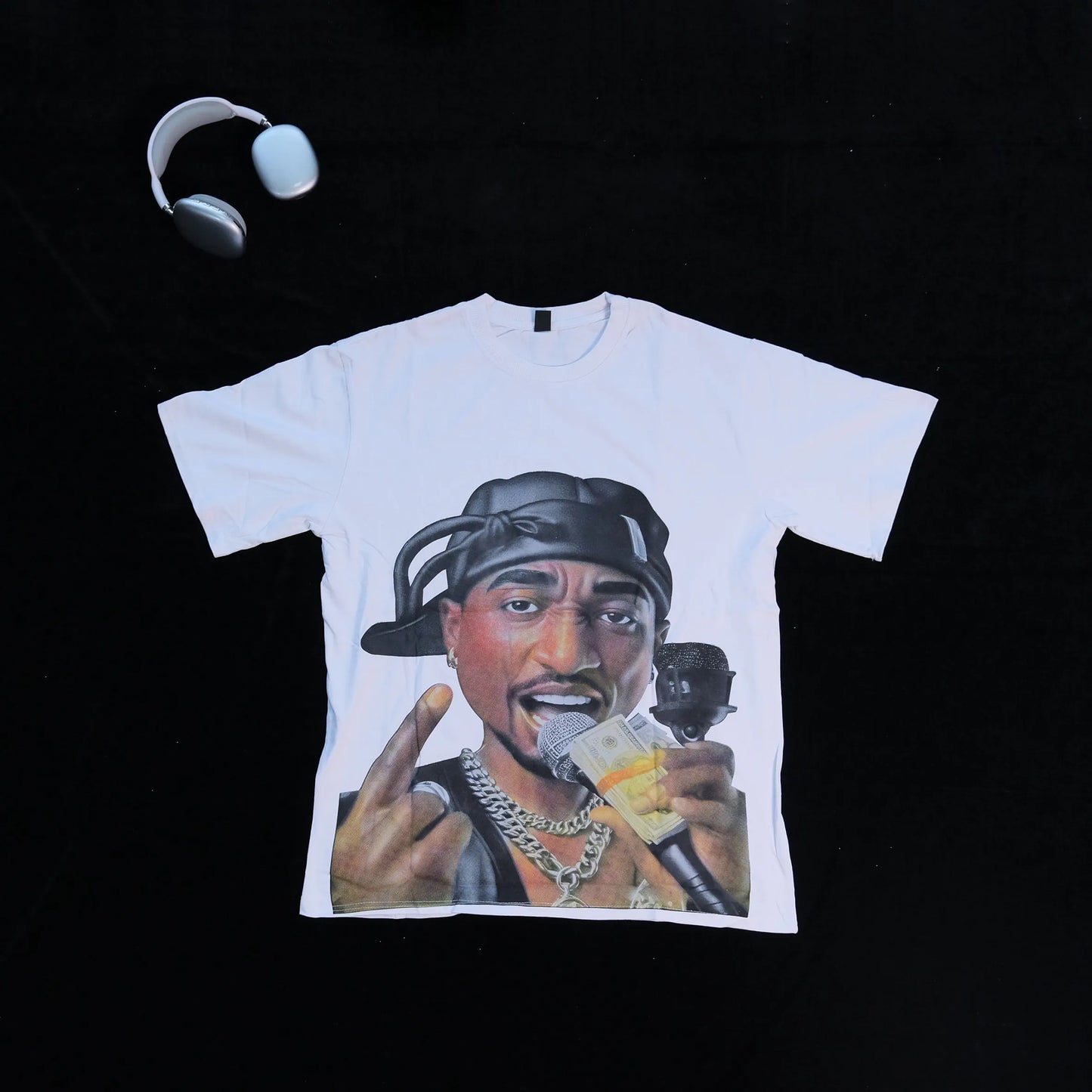 DX26 - T-shirt en coton pur à impression double face