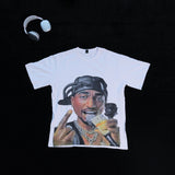 DX26 - T-shirt en coton pur à impression double face