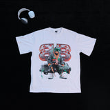 DX27 - T-shirt en coton pur à impression double face