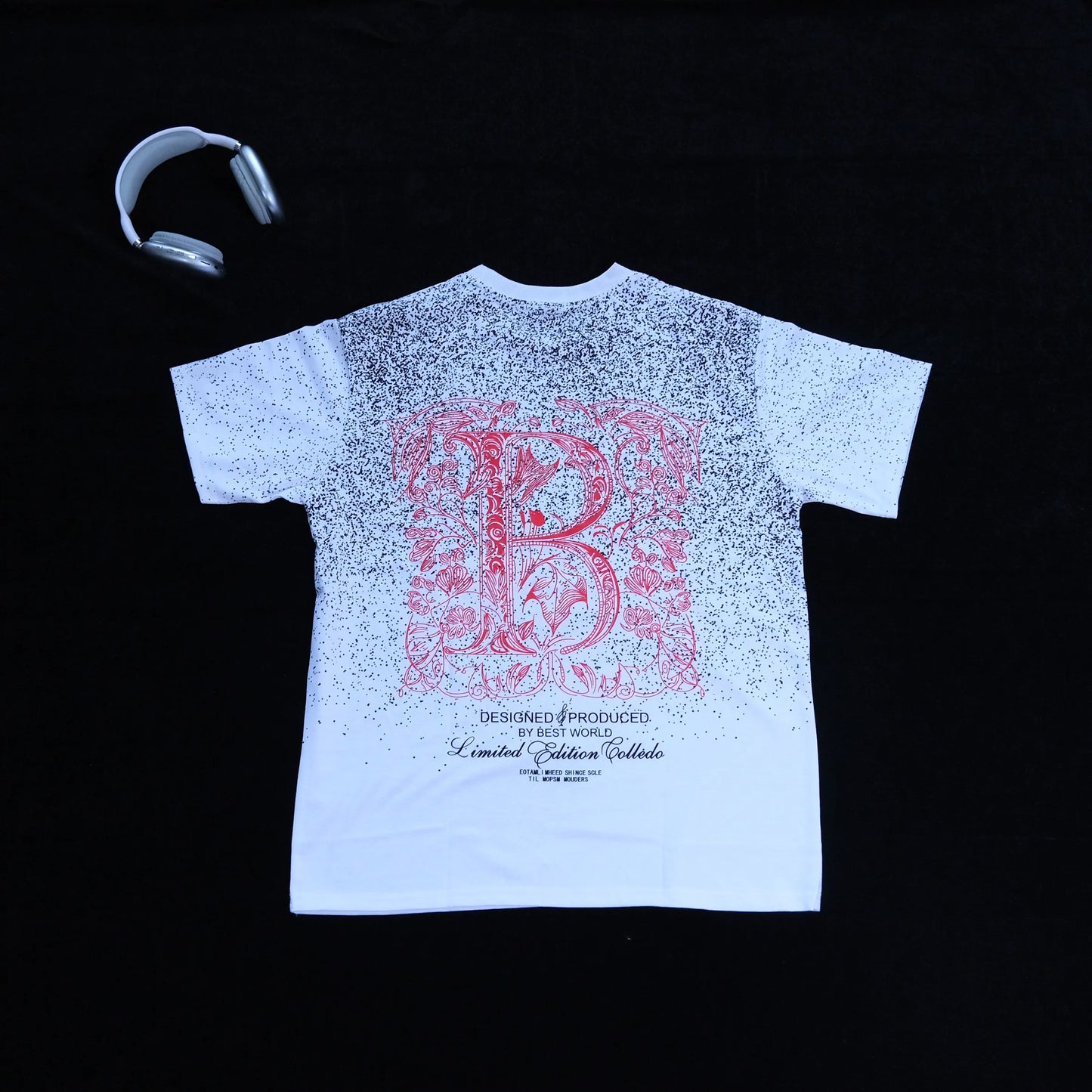 DX02 - T-shirt à impression double face, 20% teneur en coton