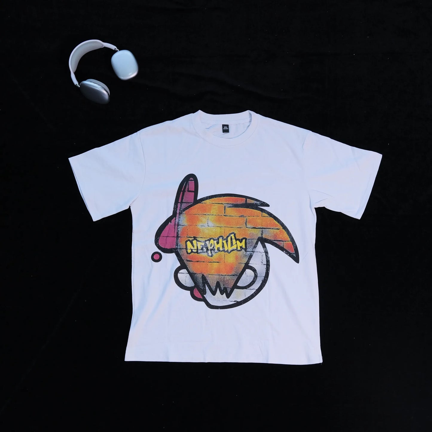 DX30 - T-shirt en coton pur à impression double face