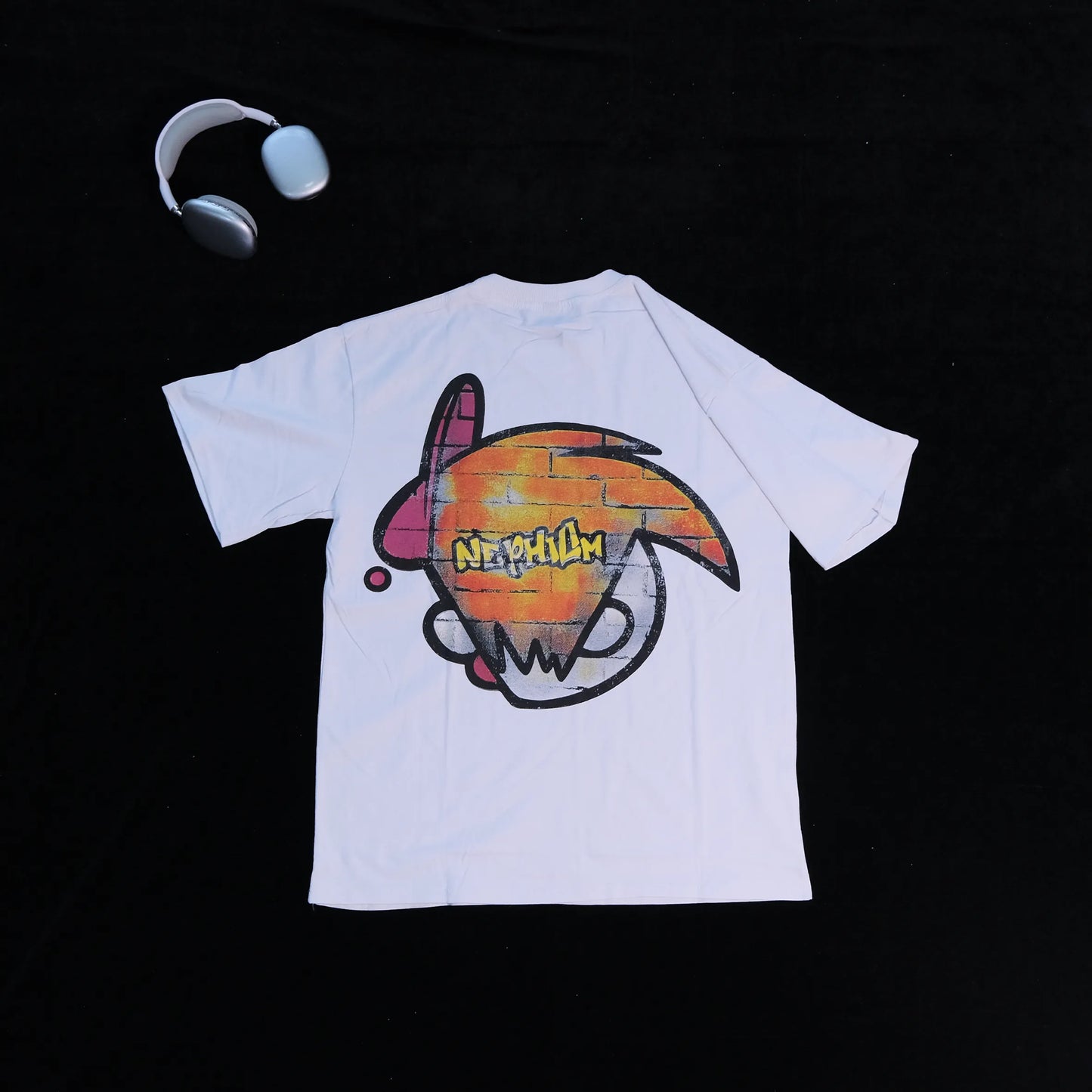 DX30 - T-shirt en coton pur à impression double face