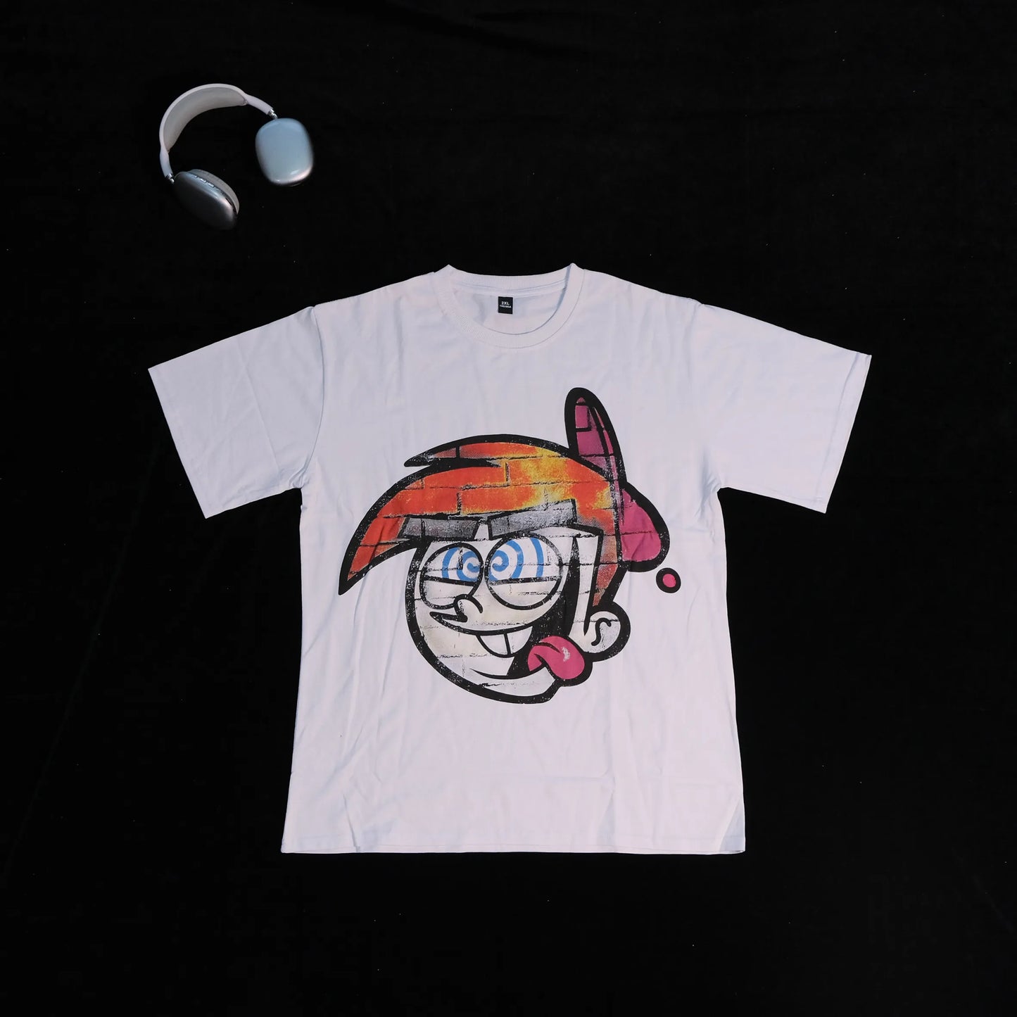 DX31 - T-shirt en coton pur à impression double face
