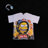DX32 - T-shirt en coton pur à impression double face