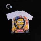DX32 - T-shirt en coton pur à impression double face