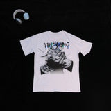 DX33 - T-shirt en coton pur à impression double face