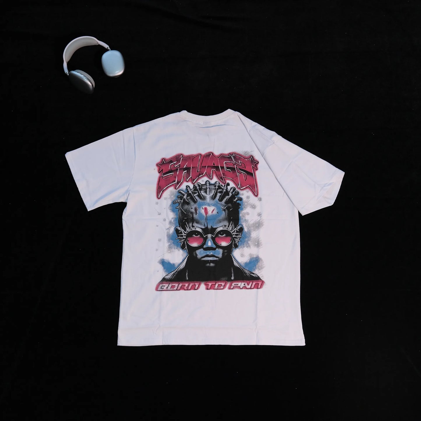 DX36 - T-shirt en coton pur à impression double face