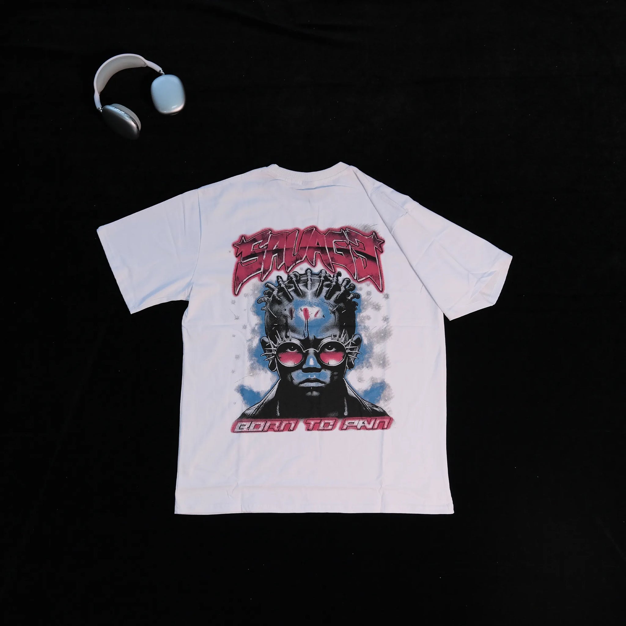 DX36 - T-shirt en coton pur à impression double face
