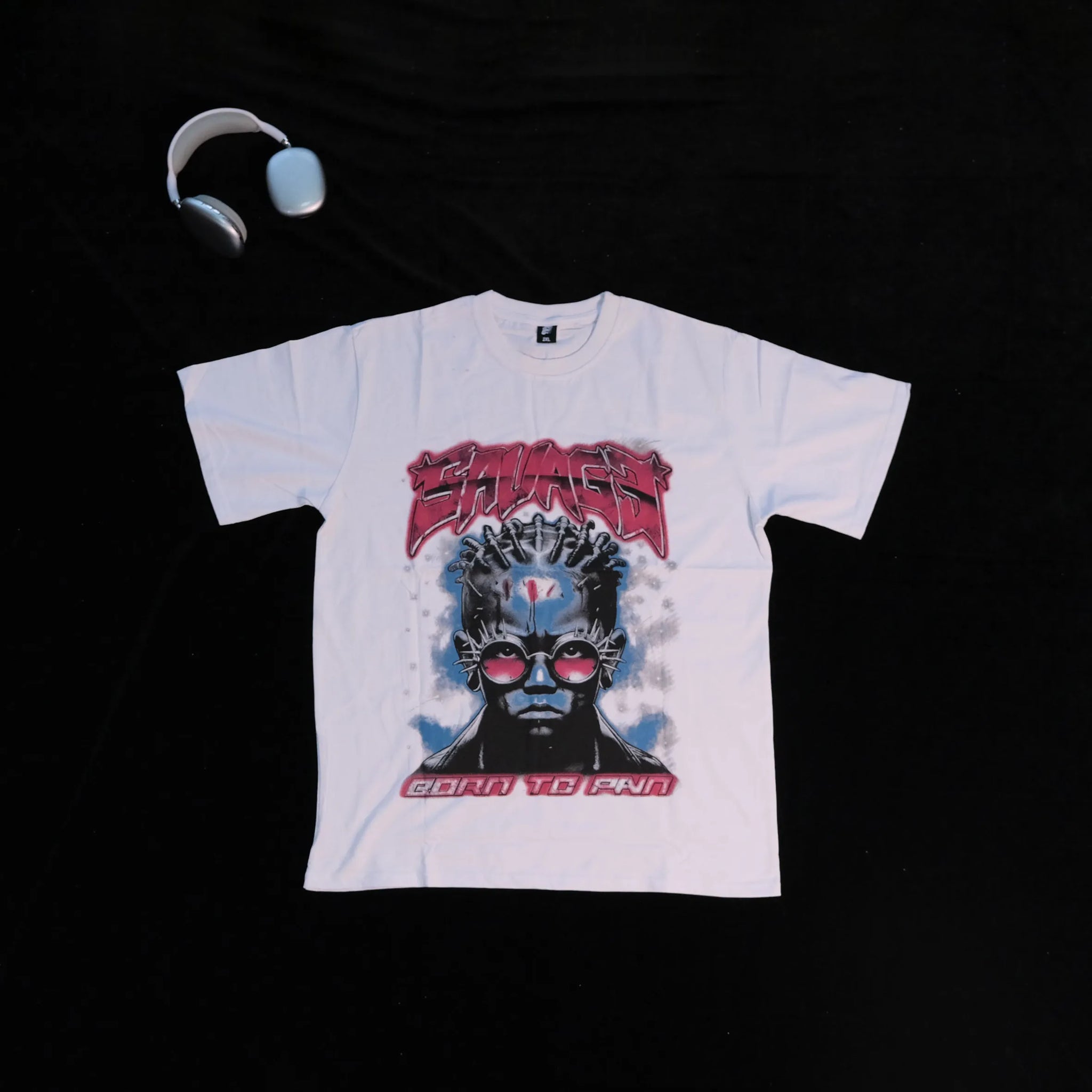 DX36 - T-shirt en coton pur à impression double face