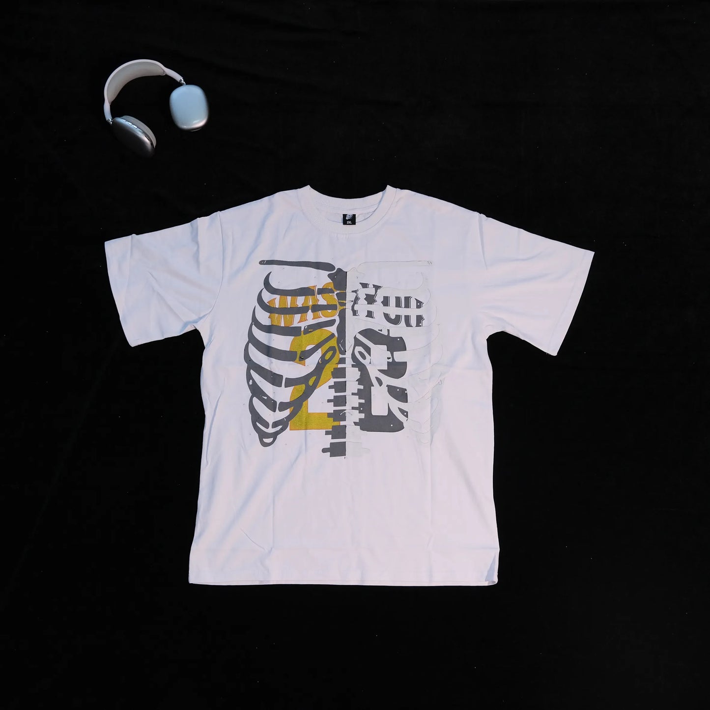 DX37 - T-shirt en coton pur à impression double face