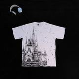 DX38 - T-shirt en coton pur à impression double face