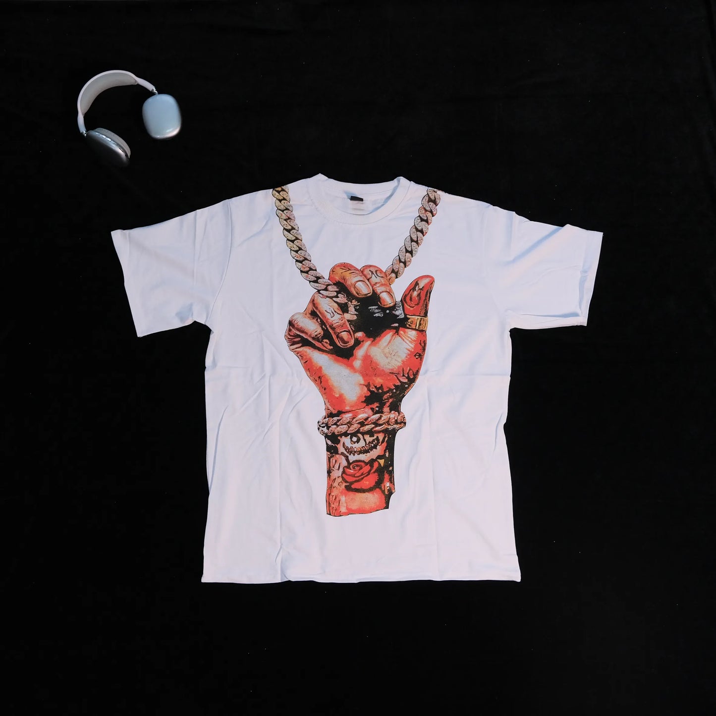 DX40 - T-shirt en coton pur à impression double face