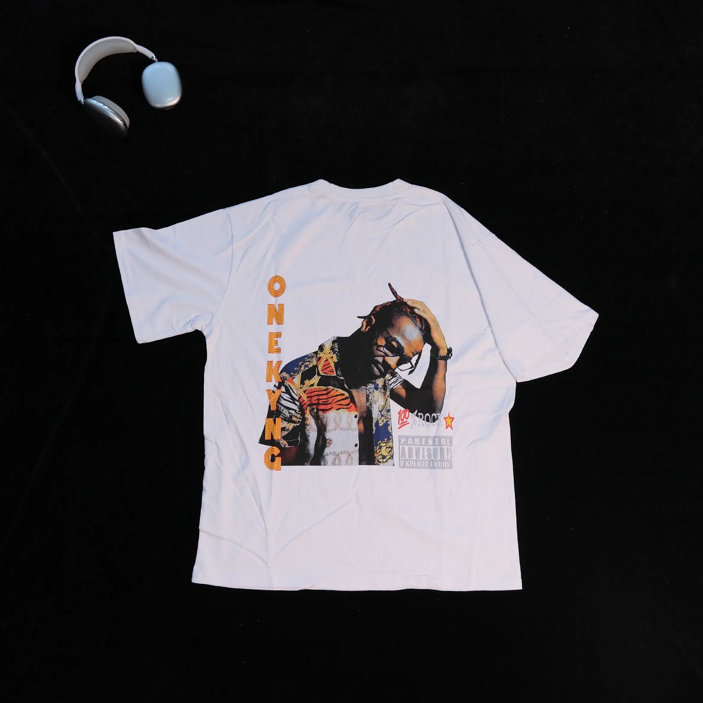 DX41 - T-shirt en coton pur à impression double face