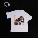 DX41 - T-shirt en coton pur à impression double face