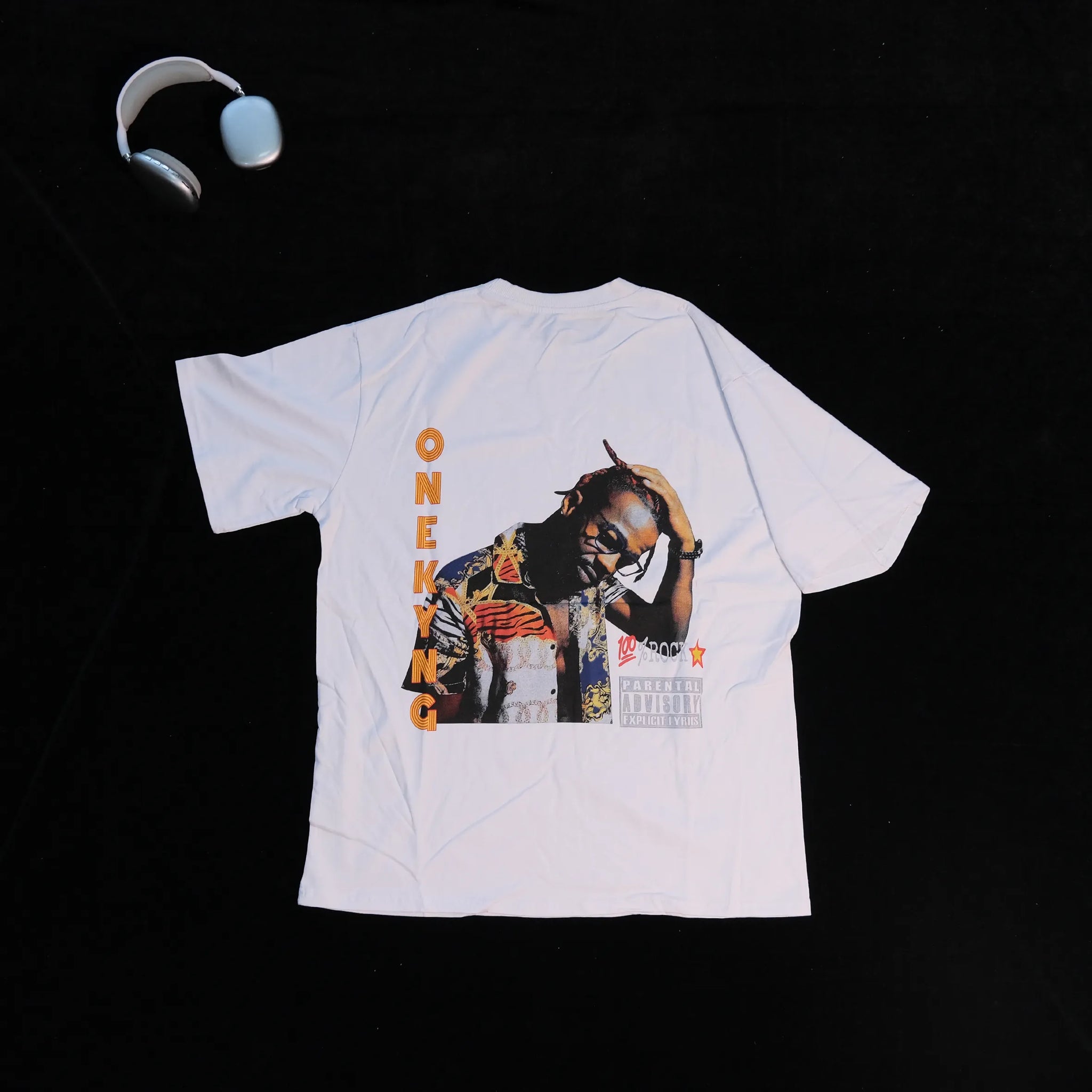 DX41 - T-shirt en coton pur à impression double face