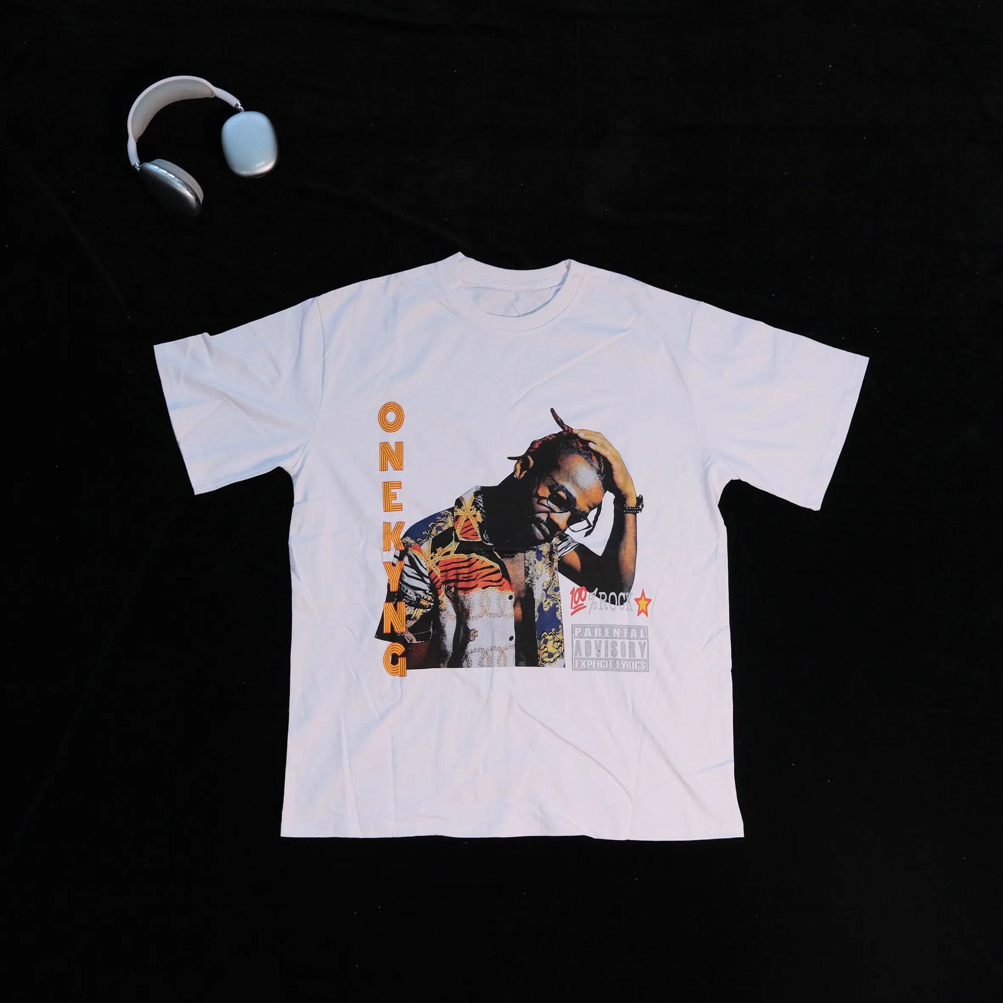 DX41 - T-shirt en coton pur à impression double face