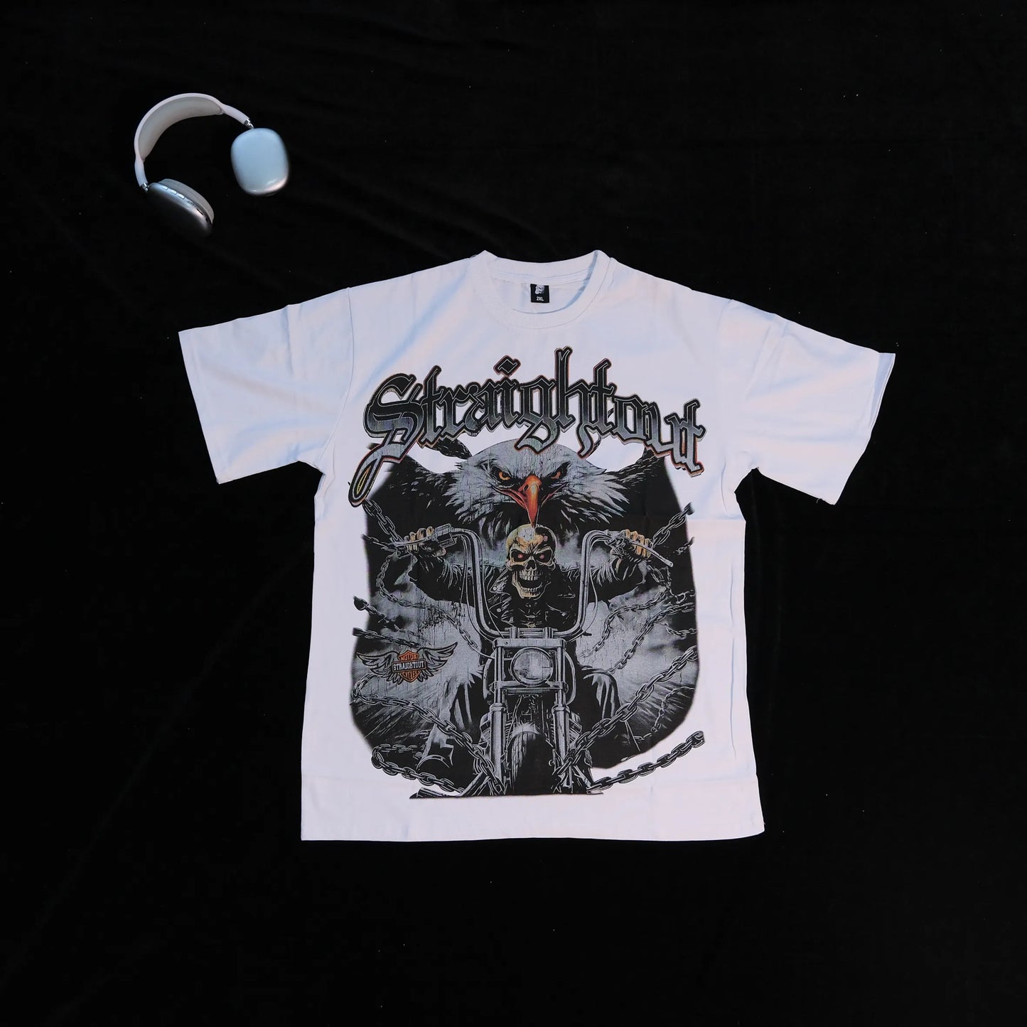 DX44 - T-shirt en coton pur à impression double face